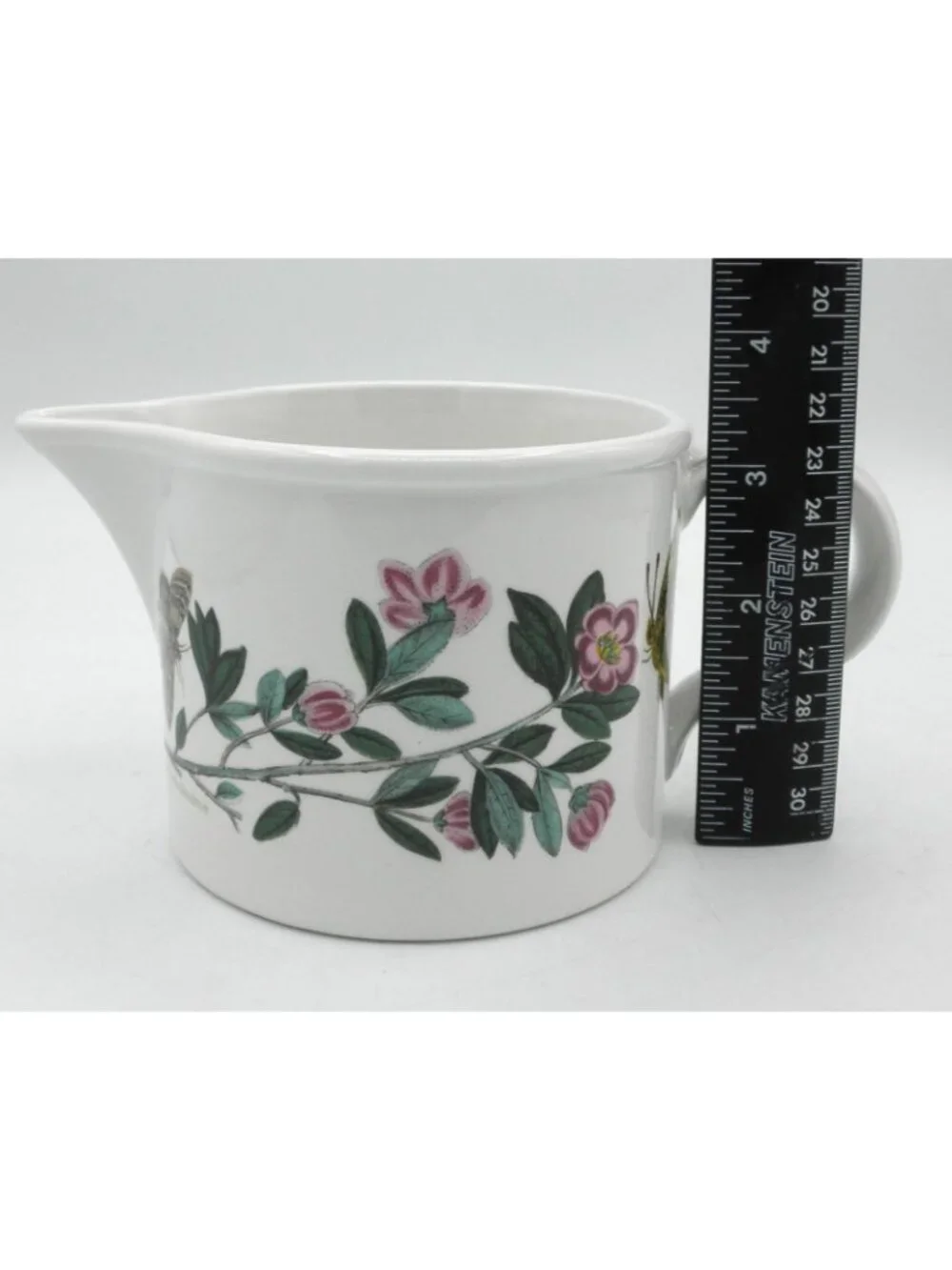 Portmeirion Botanic Garden 16 oz. Gravy Boat/Pitcher Rhododendron Pattern: PRTBO